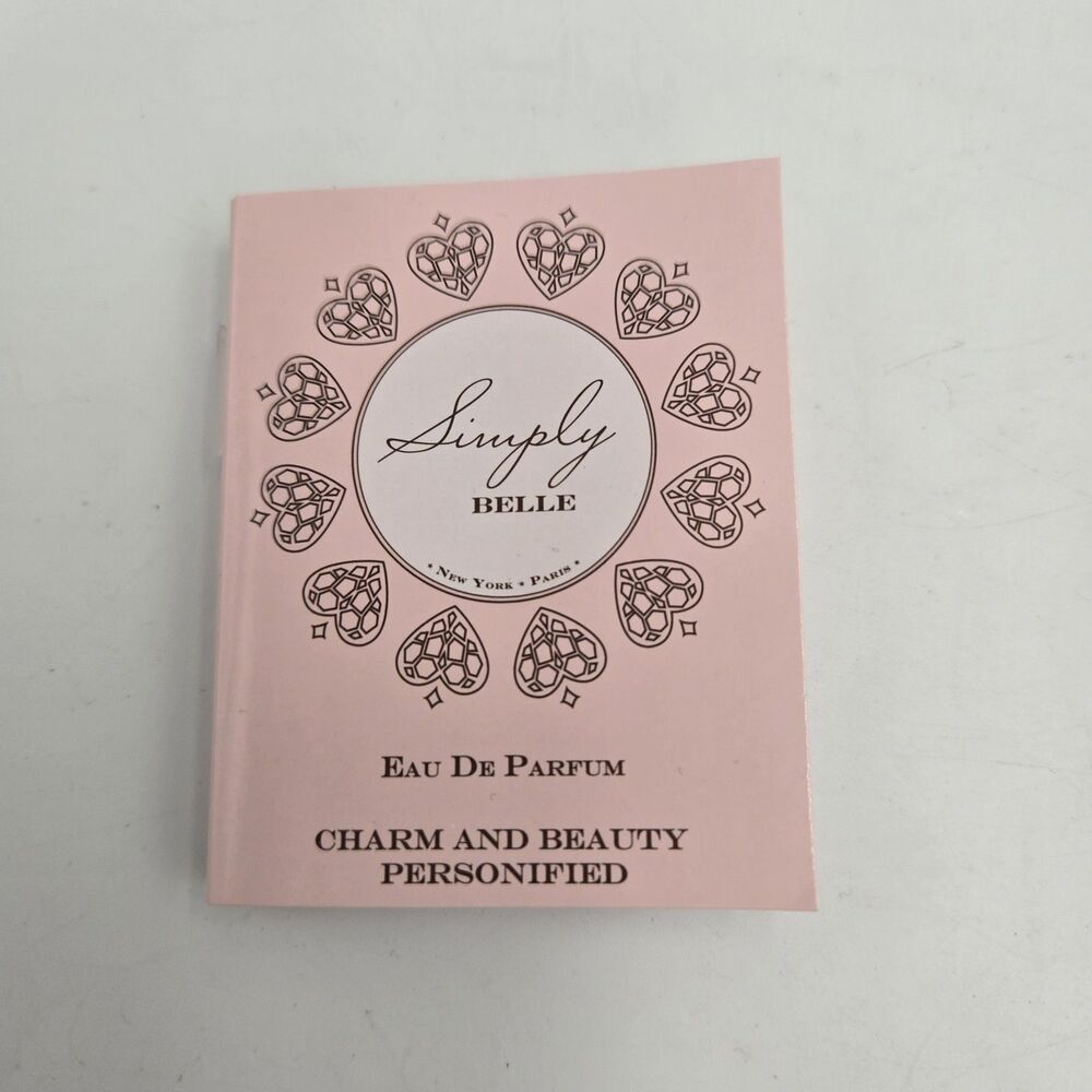 SIMPLY BELLE Charm & Beauty 1 ml edp vial +$20 off code